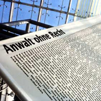 Ausstellungseröffnung "Anwalt ohne Recht"