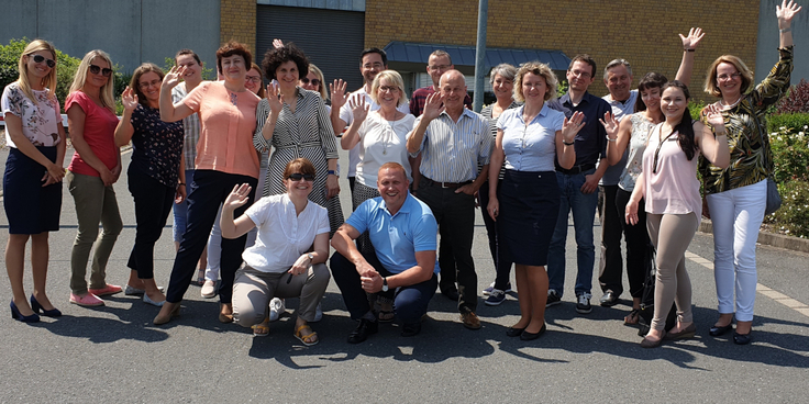 Gruppenbild der nichtrichterlichen Justizangehörigen