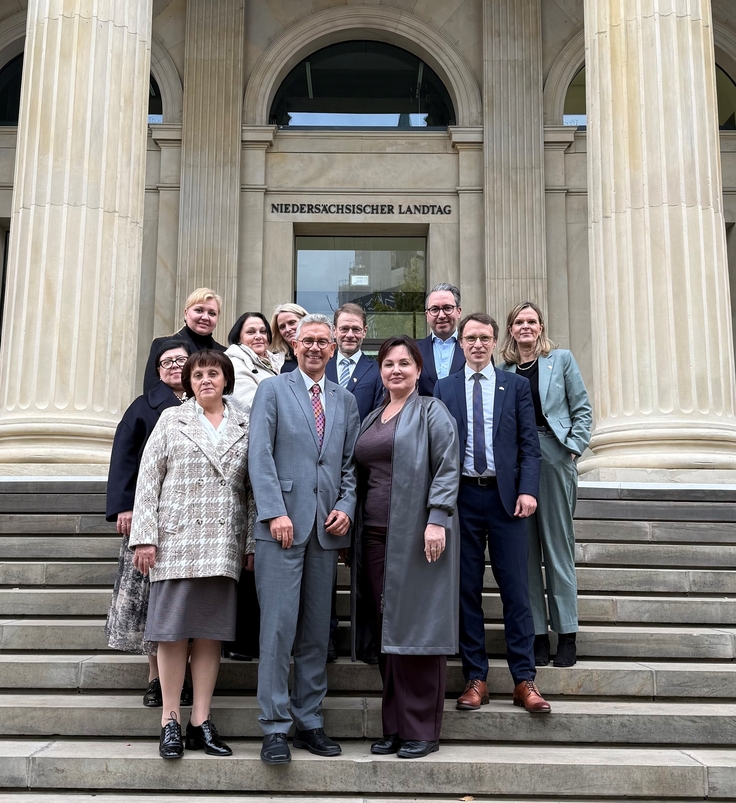 Bild der ukrainischen Delegation