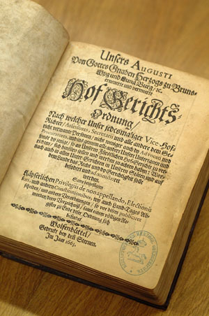 Hofgerichtsordnung (Druck aus 1663)